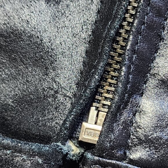 Brody black fitted textured leather moto jacket - Picture 7 of 13